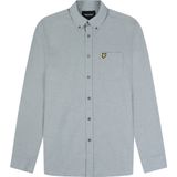 Men's Lyle And Scott Cotton Linen Button Down Shirt in Blue
