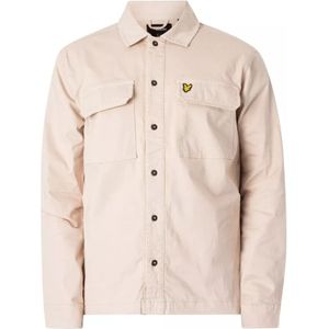 Lyle & Scott - Garment Dyed Overshirt - Beige - Katoen - Heren
