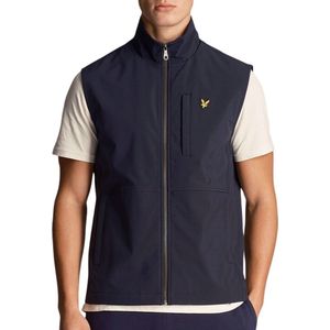 Lyle & Scott, Jassen, Heren, Blauw, L, Polyester, Softshell Gilet