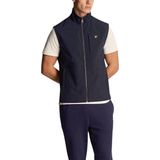 Lyle & Scott - Giletjack - Marineblauw - Dun Lichtgewicht - Merkbadge