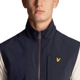 Lyle & Scott - Giletjack - Marineblauw - Dun Lichtgewicht - Merkbadge