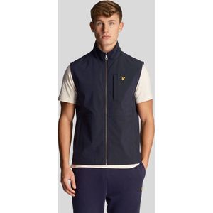 Lyle & Scott - Giletjack - Marineblauw - 93% Polyester, 7% Elastaan