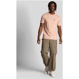 Lyle & Scott Palmroze T-shirt met zak op de borst