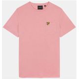 Lyle & Scott Palmroze T-shirt met zak op de borst