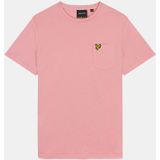 Lyle & Scott Palmroze T-shirt met zak op de borst