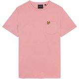 Lyle & Scott Palmroze T-shirt met zak op de borst