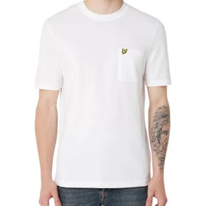 Lyle & Scott - Klassiek T-shirt - Wit - 100% Katoen - Korte Mouwen