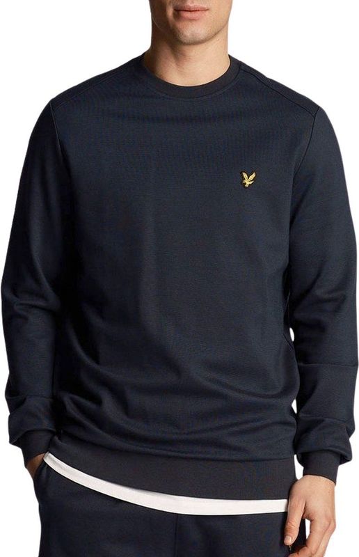 Lyle & Scott Crew Neck Fly Fleece Sweater Heren