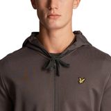 Lyle & Scott - Fly Fleece - Hoodie - Zwart - 70% Viscose, 22% Polyamide, 8% Elastaan
