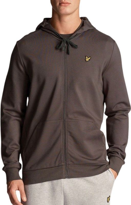 Lyle & Scott - Fly Fleece - Hoodie - Zwart - 70% Viscose, 22% Polyamide, 8% Elastaan