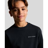 Lyle and Scott - Script Crew Neck - Casual Sweater - Donkerblauw