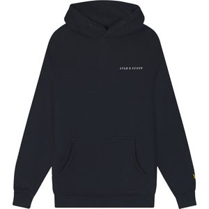 Hoodie Script - Donker navy blauw