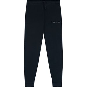 Lyle & Scott Script Embroidered Sweatpant Jongens - trainingsbroek - Donkerblauw