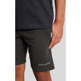 Lyle & Scott Sweat short Script - Gun metal grijs