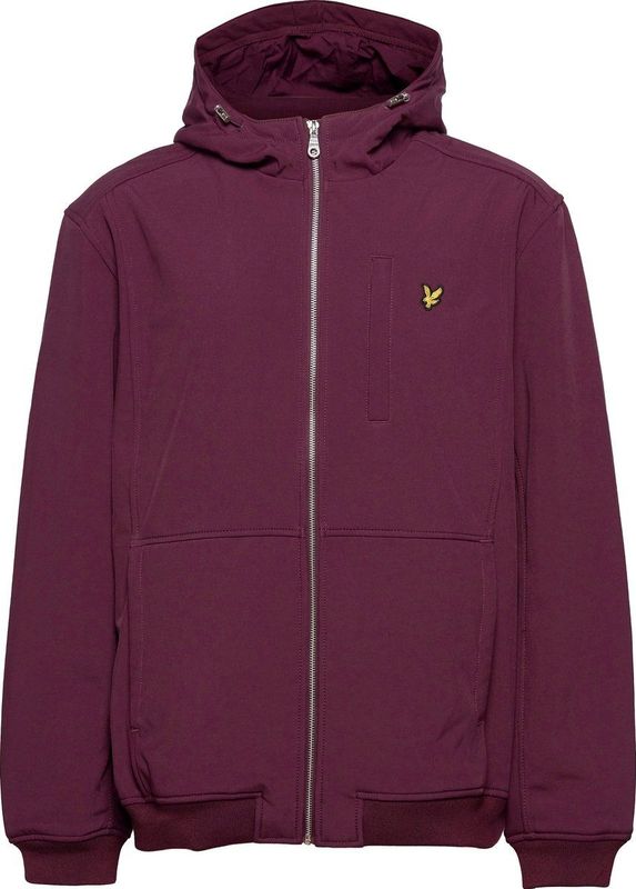Lyle & Scott - Softshell Jas - Burgundy - Polyester