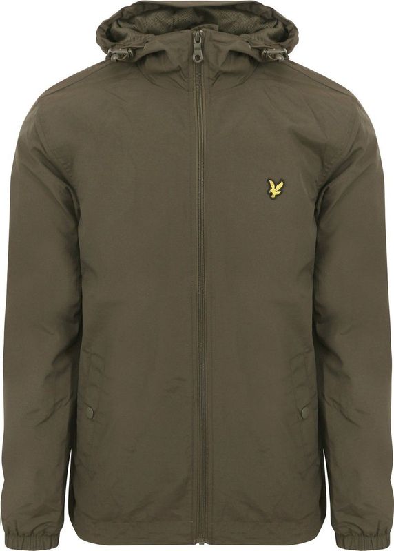 Lyle & Scott - Hooded Jacket - Tussenjas - Zwart - Nylonmix