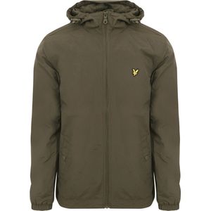 Lyle & Scott - Hooded Jacket - Olijfgroen - Nylonmix - Lichtgewicht