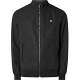 Lyle & Scott - Mesh Backed Funnel Neck Jacket - Heren Outdoorjas - Zwart