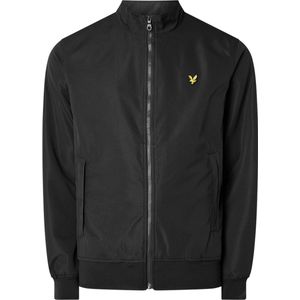 Lyle & Scott - Heren Outdoorjas Mesh Backed Funnel Neck Jacket - Zwart