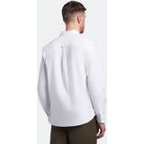 Lyle and Scott - Overhemd Wit - Heren - Maat L - Regular-fit