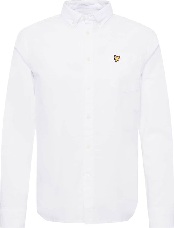 Lyle and Scott - Overhemd Wit - Heren - Maat L - Regular-fit