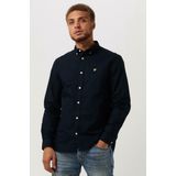 Lyle & Scott - Oxford - Overhemd - Marine - 100% Katoen, Rimpelbestendig
