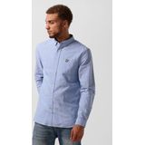 Lyle & Scott - Heren Overhemd - Blauw - 100% Katoen - Lange Mouwen