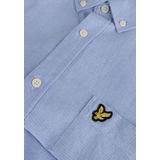 Lyle & Scott - Heren Overhemd - Blauw - 100% Katoen - Lange Mouwen