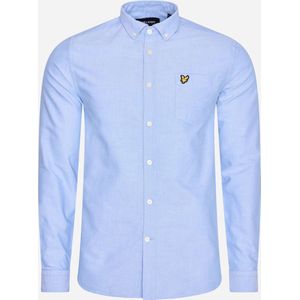 Lyle & Scott - Regular Fit - Herenoverhemd - Lichtgewicht - Blauw - Katoen