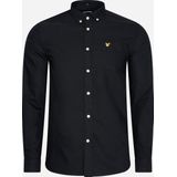 Lyle & Scott - Lichtgewicht Oxford Overhemd - Zwart - Katoen