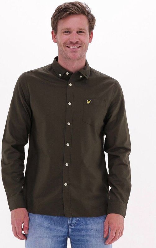 Lyle & Scott - Oxford - Overhemd - Katoen - Blauw