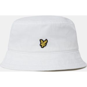 Lyle & Scott Casual Bucket Hat (Wit) - Onesize Regular - Vissershoedje, Unisex