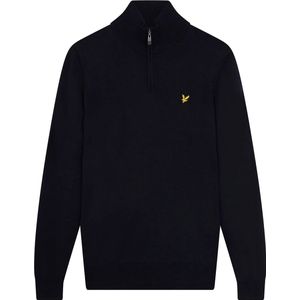 Lyle and Scott Golf Core 1/4 Zip Merino Mix Trui Heren Donkerblauw