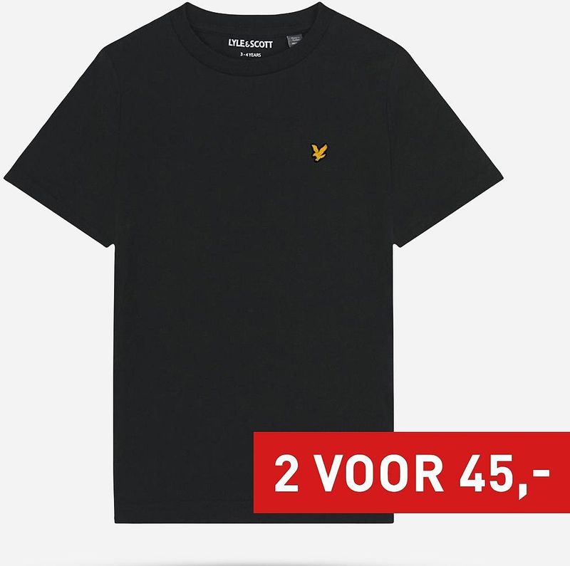 Lyle & Scott Jongens Sport T-shirt - Zwart