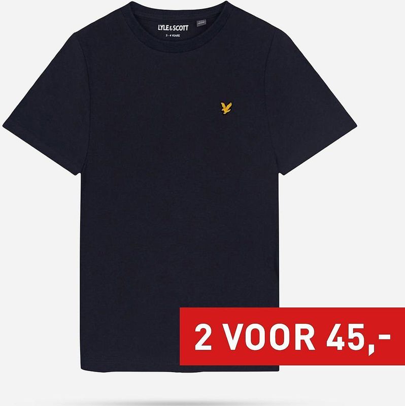 Lyle & Scott - Sport T-shirt - Marineblauw - Jongens