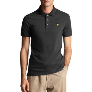 LYLE & SCOTT - Plain Short Sleeve Polo - Groen - Katoen