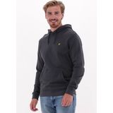 Lyle & Scott - Pullover Hoodie - Gunmetal - Katoen