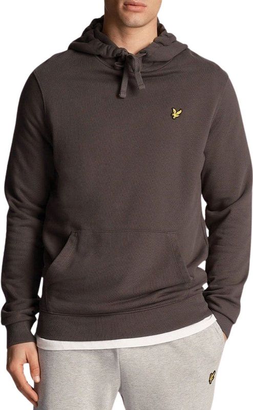 Lyle & Scott - Pullover Hoodie - Gunmetal - Katoen