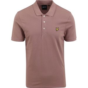 Lyle and Scott Polo Plain Oud Roze - Heren
