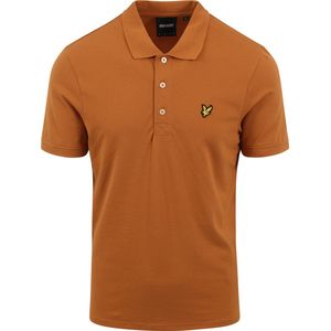 Lyle and Scott Polo Plain Oranje - Heren