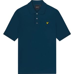 Lyle & Scott - Plain Polo Shirt - Poloshirt - Apres Navy - 98% Katoen, 2% Elastaan