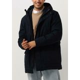 Lyle & Scott - Microfleece Parka 2.0 - Winterjas - Donkerblauw - Katoen en Nylon