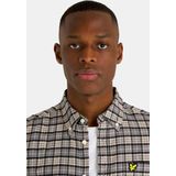 Lyle&Scott - Overhemd - Grijs Geruit - Katoen - Normale Fit