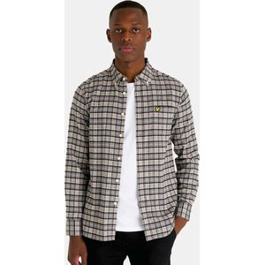 Lyle & Scott - Check Flannel - Overhemd - Cove - 100% Polyester