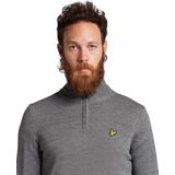 Lyle and Scott Golf Core 1/4 Zip Merino Mix Trui Heren Midden grijs