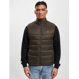 Lyle & Scott - Gewatteerd Gilet - Olijf