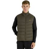 Lyle & Scott - Gewatteerd Gilet - Olijf