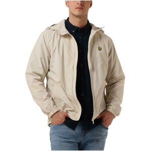 Lyle & Scott Zip Jas Beige - Maat XS - Heren - Tussenjas