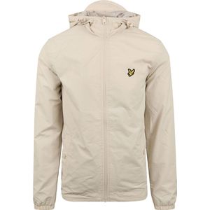 Lyle & Scott Zip Jas Beige - Maat L - Heren - Tussenjas
