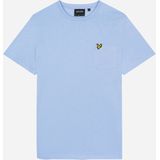 Lyle And Scott - Pocket T-shirt - Lichtblauw - Heren